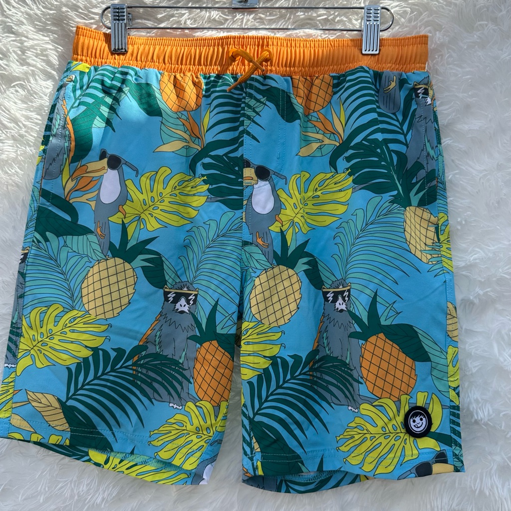 New Neff Tropical Print Boys Shorts